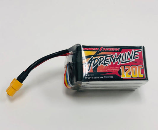 6 Cell 22.2v 1340mAh 120C w/ XT60