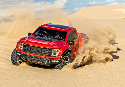 1/10 Ford Raptor R: 4X4 VXL 4X4 Brushless Replica Truck: Red