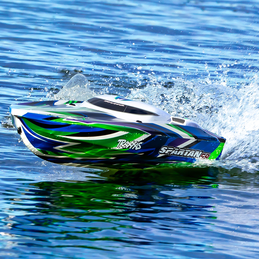 Spartan: SR 36" Brushless Race Boat Green