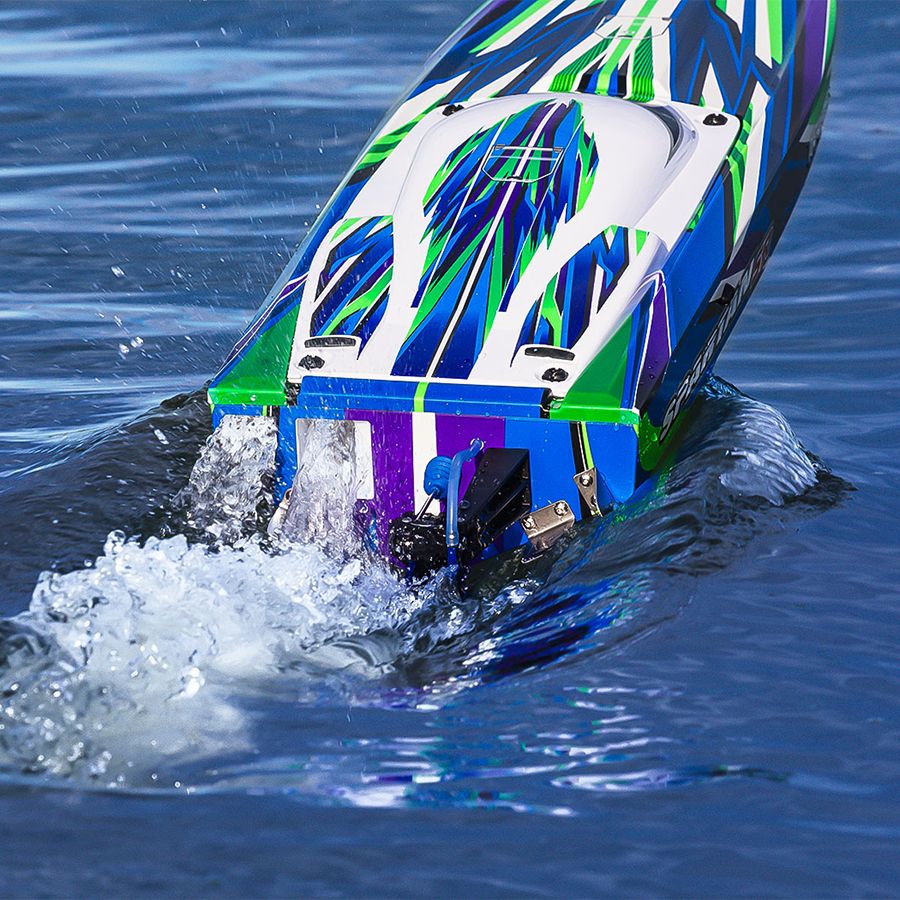 Spartan: SR 36" Brushless Race Boat Green