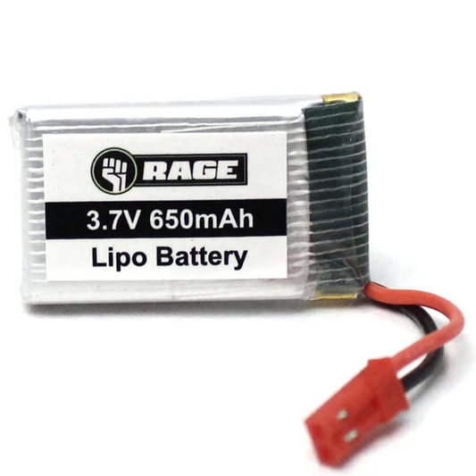 1 Cell 650mAh 3.7V Lipo Battery; Stinger 240