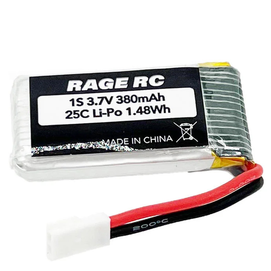 1 Cell 380mAh 3.7V Lipo Battery; Jetpack Commander XL