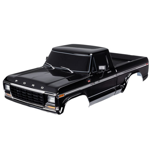 1/10 Body, Ford F-150 (1979), Complete, Black, 9230-BLK