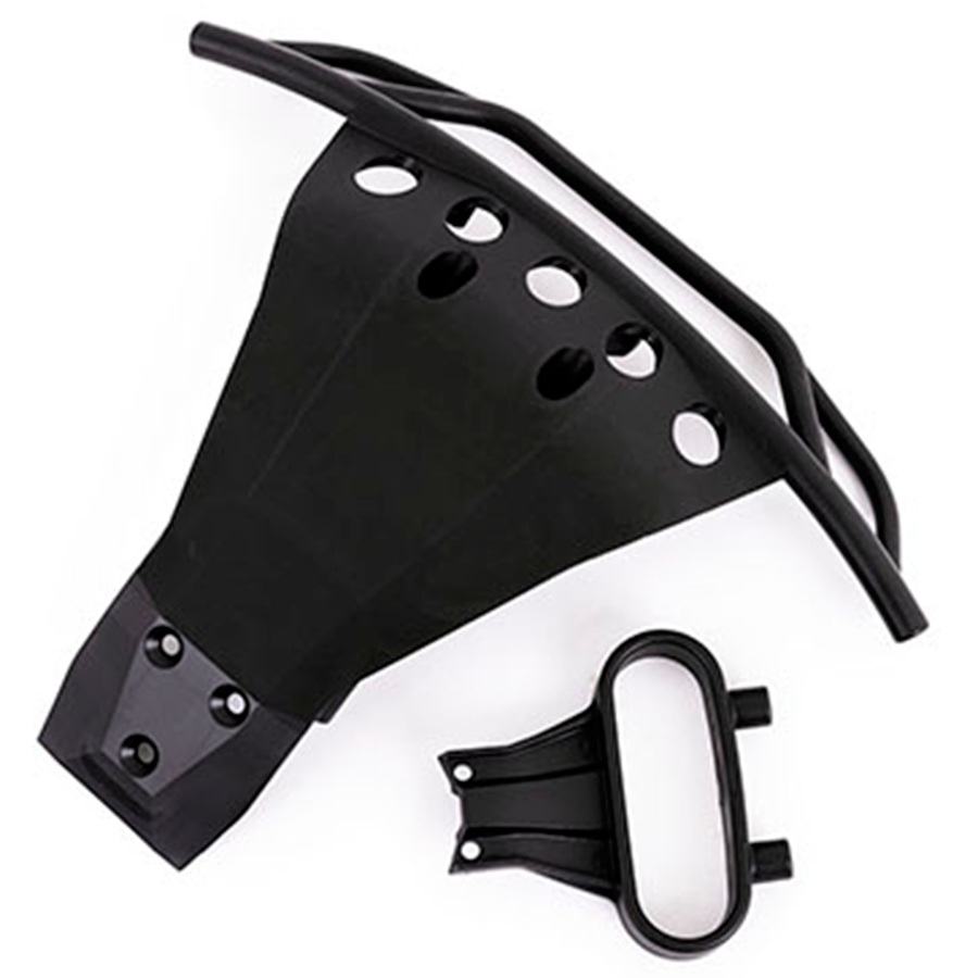 Front Bumper/Bumper Mount, Black: 6835x