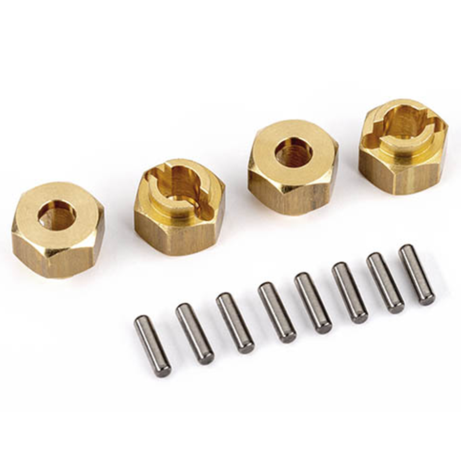 Wheel Hubs 7mm Hex Brass: 9750X