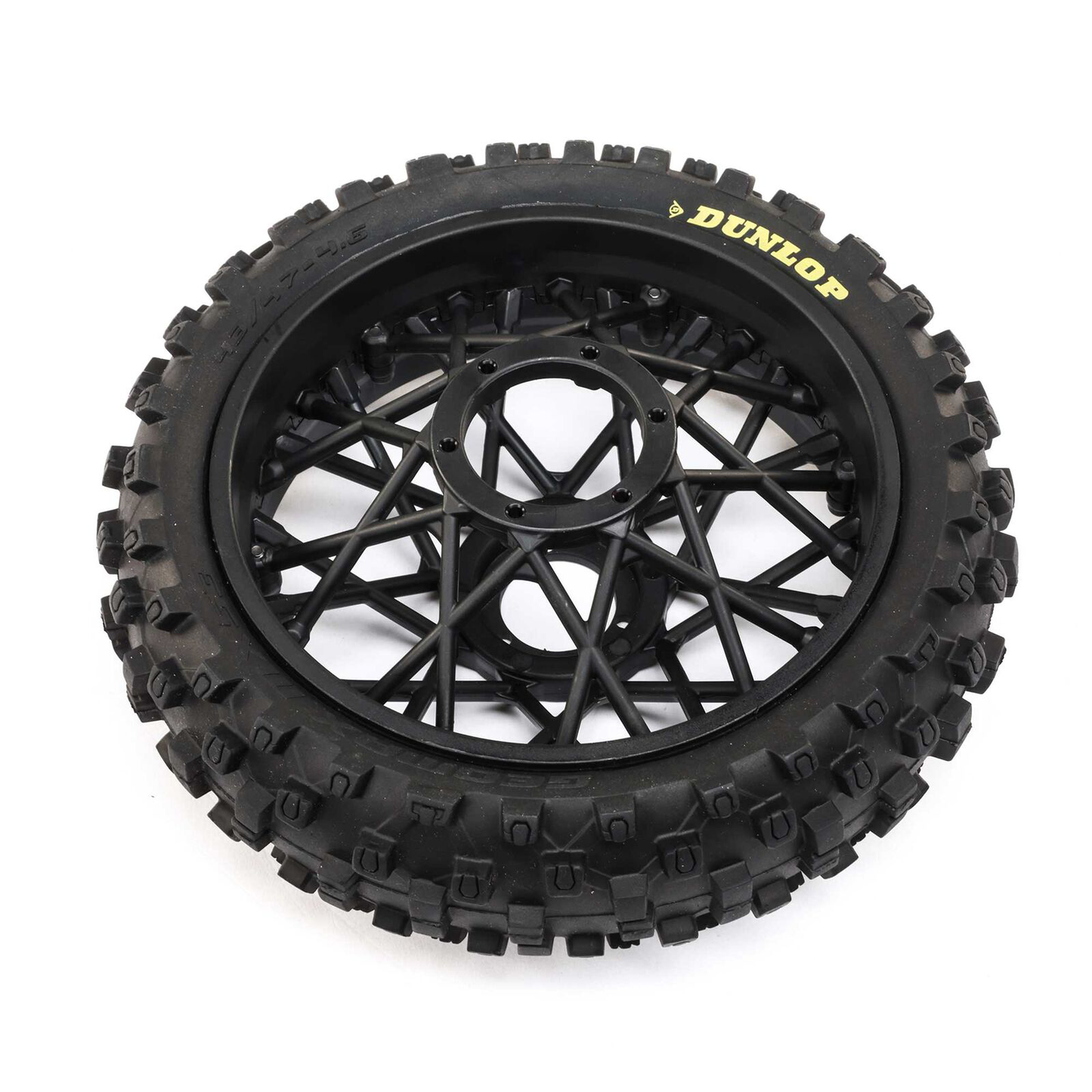 Dunlop MX53 Rear Tire Mounted, Black: PROMOTO-MX