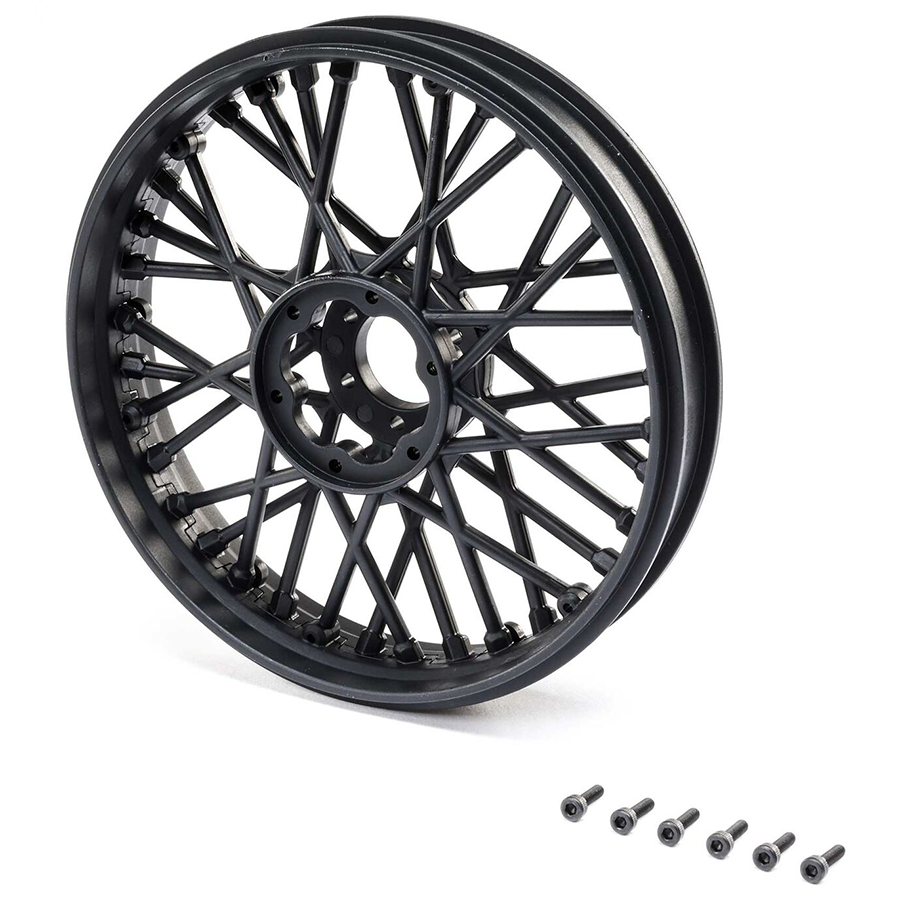 Front Wheel Set, Black: PROMOTO-MX