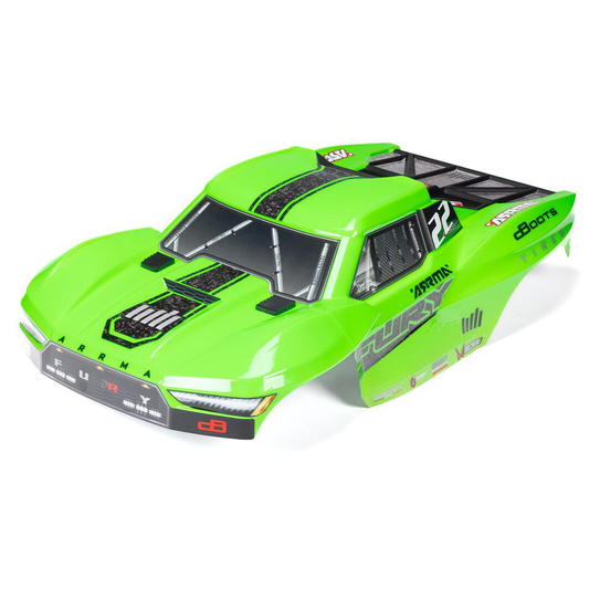 Fury Painted Decaled Trimmed Body Set (Green)