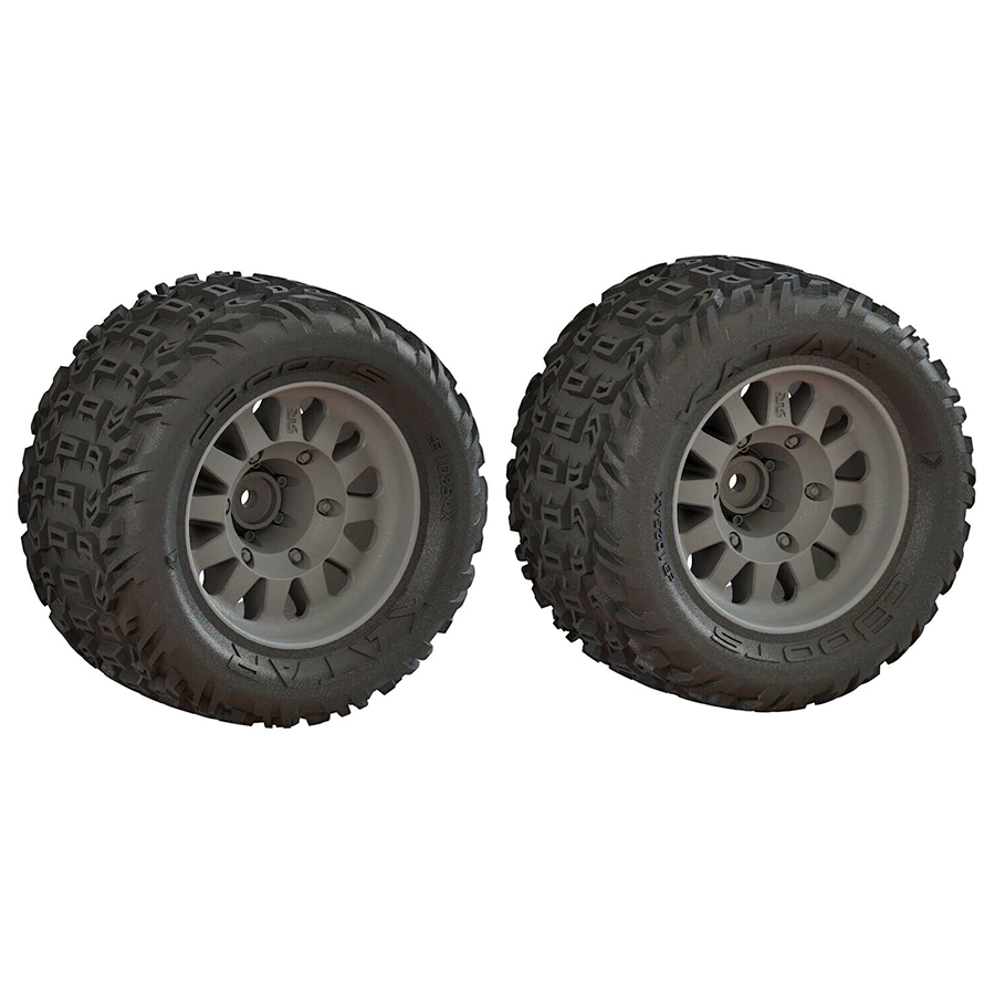 dBoots 'Katar' Tire Set Glued (2):ARA-1553