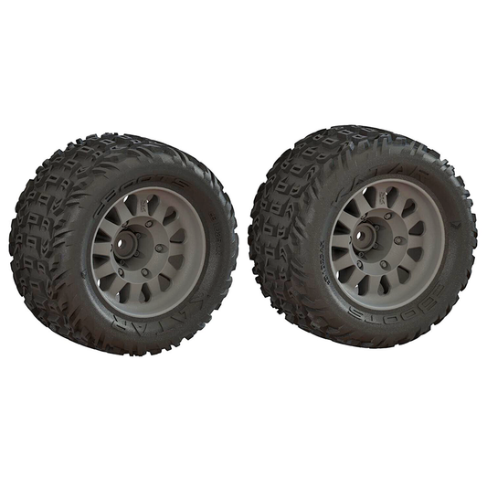 dBoots 'Katar' Tire Set Glued (2):ARA-1553