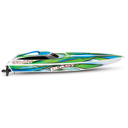 Blast RTR Boat w/Battery & Charger: Green/Blue