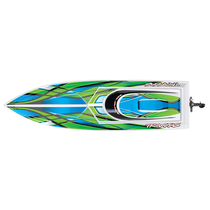 Blast RTR Boat w/Battery & Charger: Green/Blue