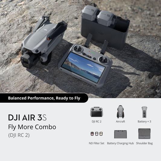 DJI Air 3S Fly More Combo w/Smart controller (RC-2)