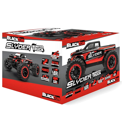 1/16 Slyder  RTR 4WD Electric Monster Truck - RTR - Red