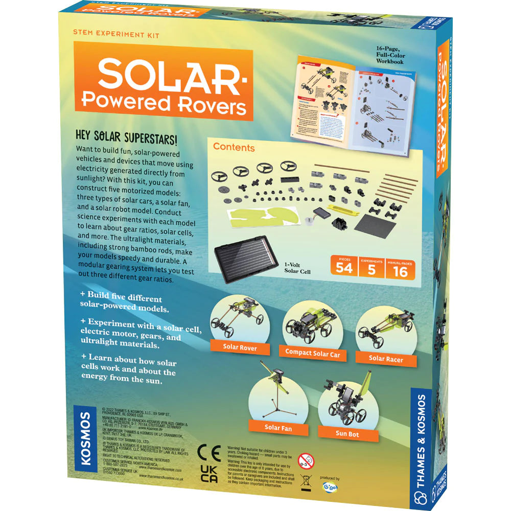 Solor Power Rovers 5-N-1 STEM Experiment kit