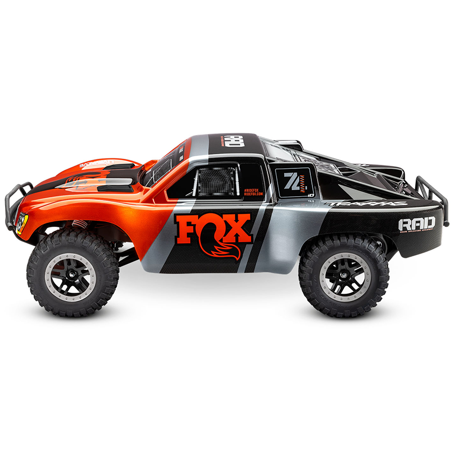 1/10 Slash, 2WD, VXL clipless w/Magnum 272R Trans, FOX RTR (Requires battery & charger): Fox