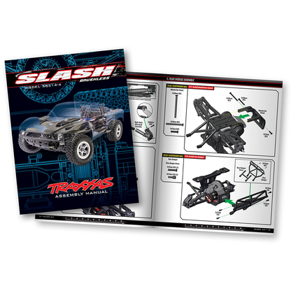 1/10 Slash, 2WD, BL-2s HD Unassembled Kit w/Clear Body:  (Requires battery & charger)