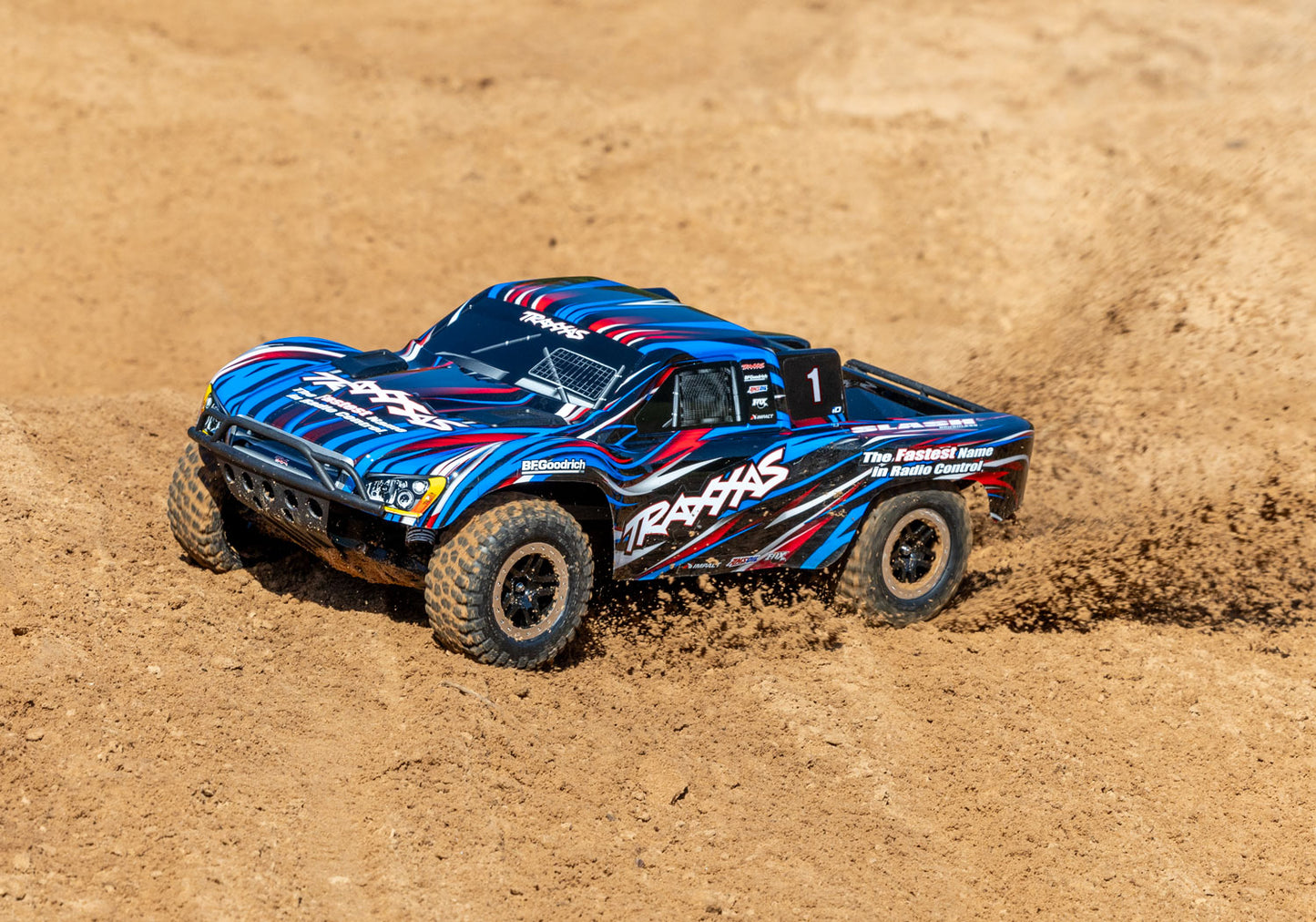 1/10 Slash BL-2S Brushless: 2WD Short Course Truck: Blue