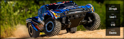 1/10 Slash BL-2S Brushless: 2WD Short Course Truck: Blue