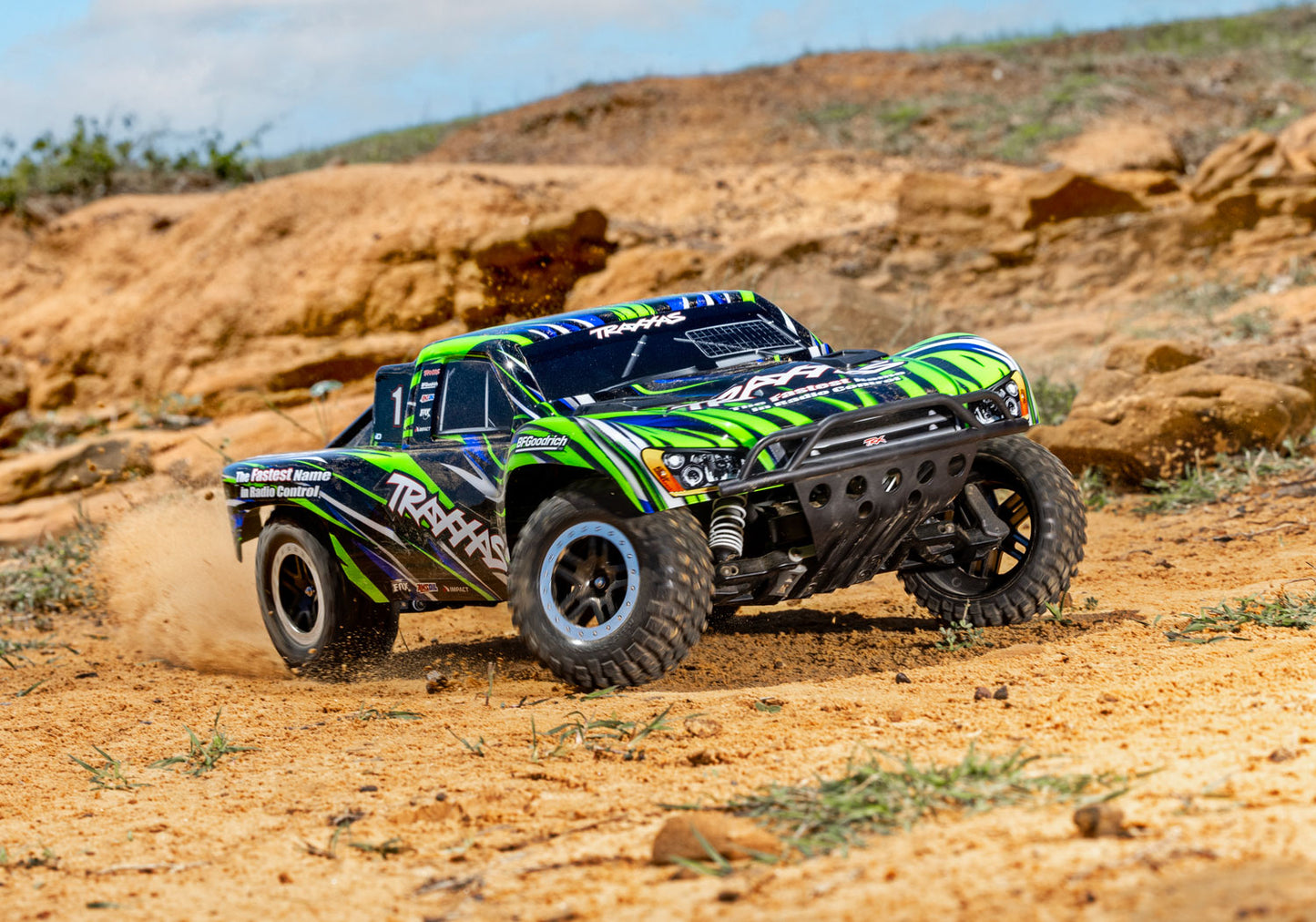 1/10 Slash BL-2S Brushless: 2WD Short Course Truck: Green