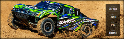 1/10 Slash BL-2S Brushless: 2WD Short Course Truck: Green