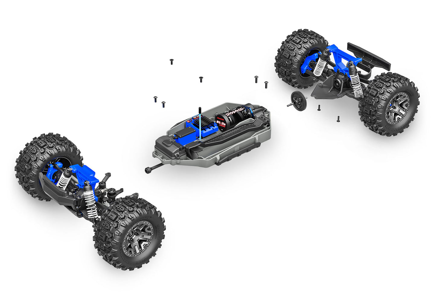 1/10 Stampede, 4WD, RTR, Monster Truck: Blue