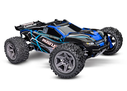 1/10 Rustler 4x4, 4WD, SCT, RTR: Blue