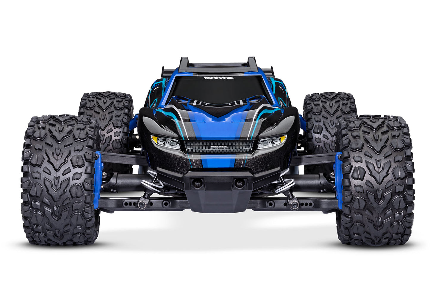 1/10 Rustler 4x4, 4WD, SCT, RTR: Blue