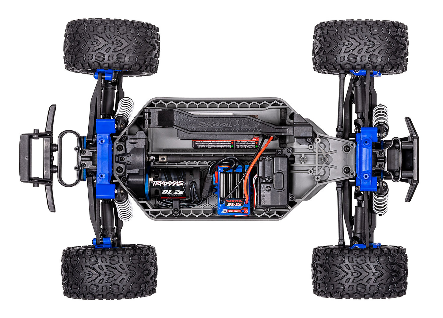 1/10 Rustler 4x4, 4WD, SCT, RTR: Blue