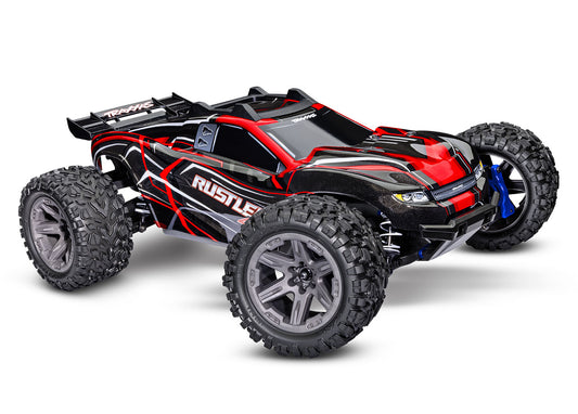 1/10 Rustler 4x4, 4WD, SCT, RTR: Red