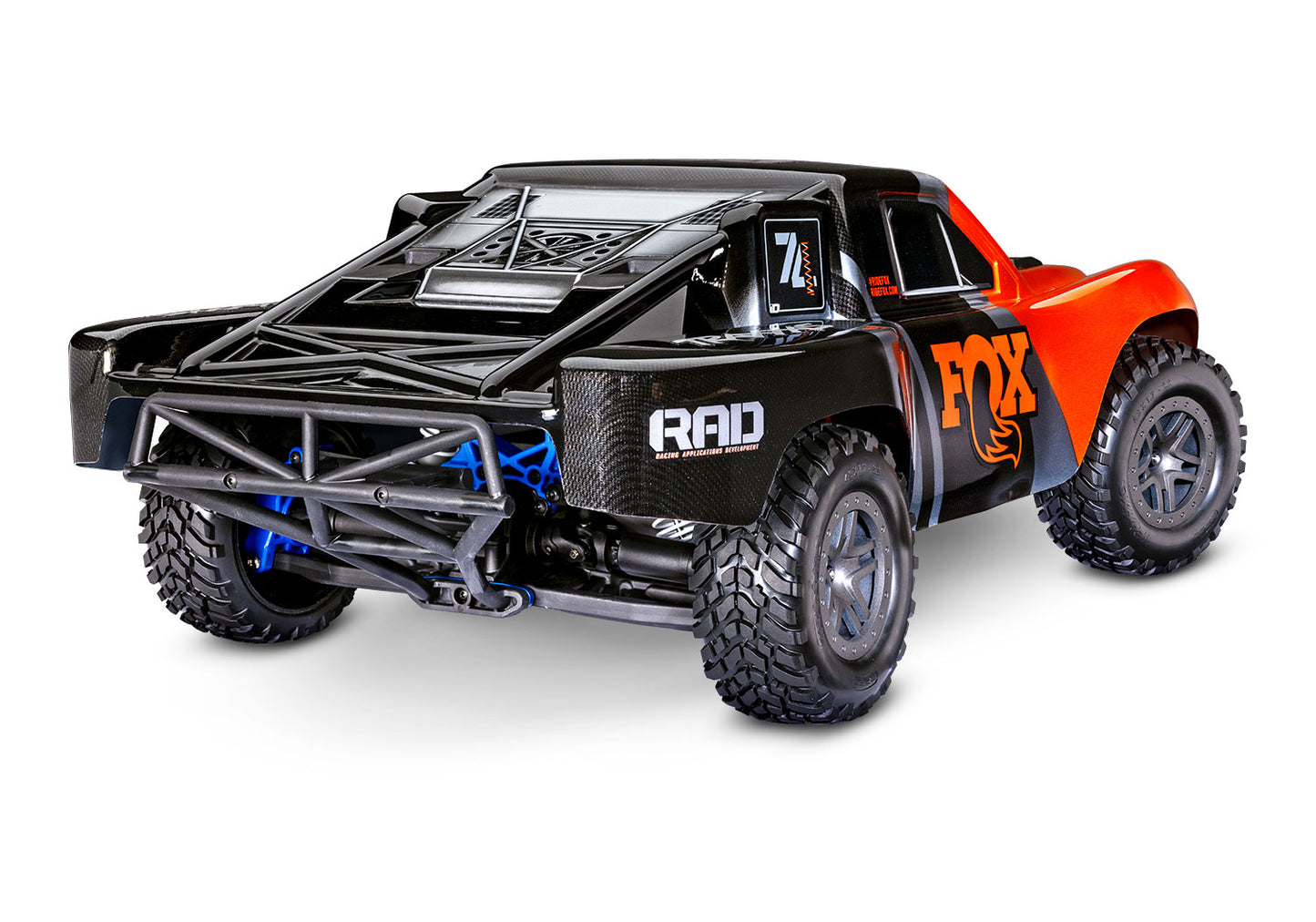 1/10 Slash 4x4, Brushless, SCT, RTR: Fox