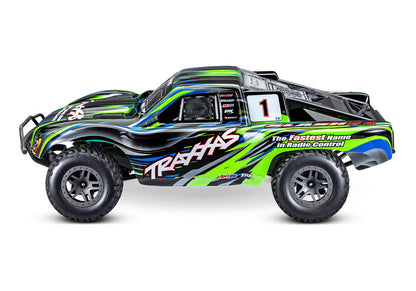 1/10 Slash 4x4, Brushless, SCT, RTR: Green