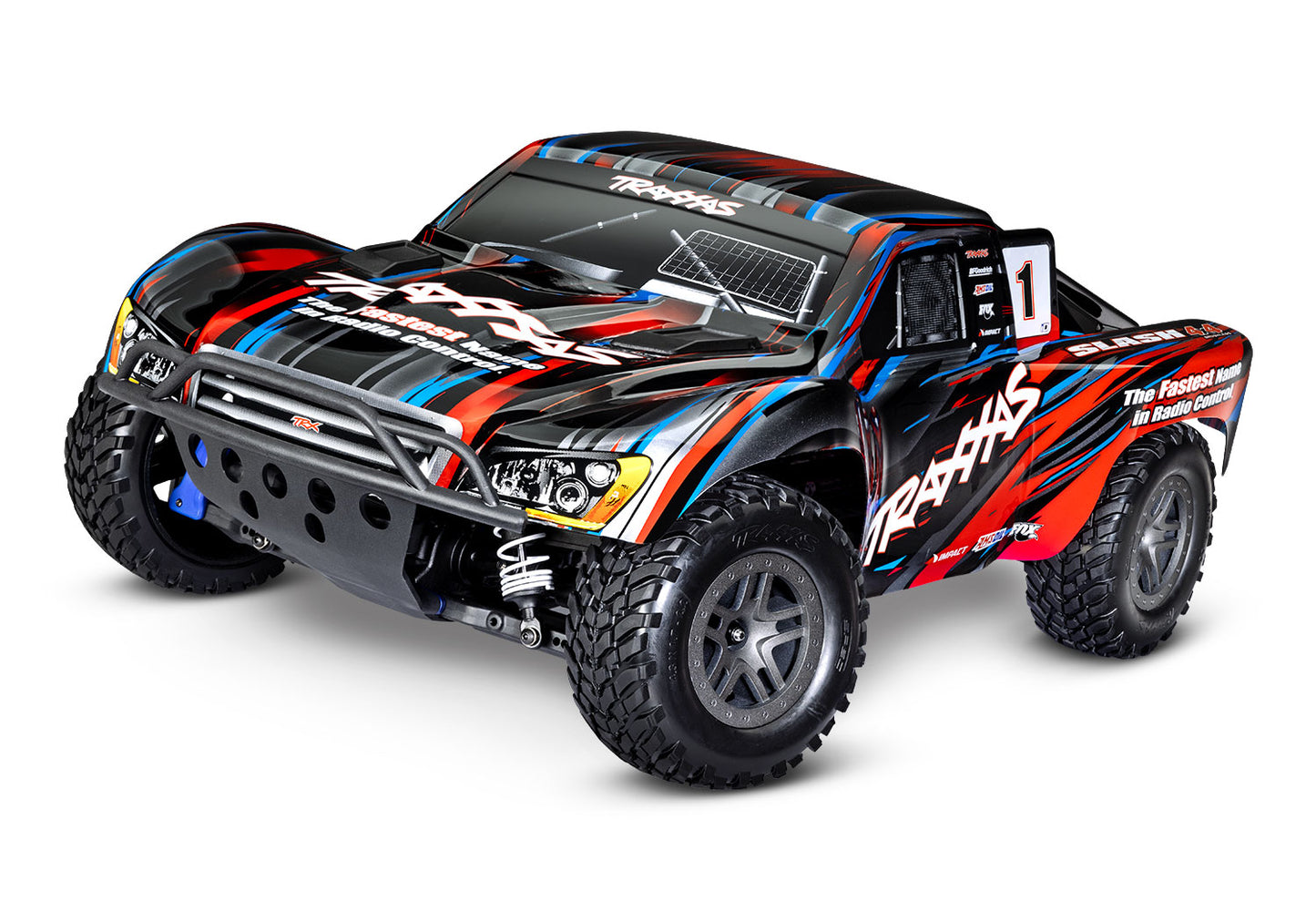 1/10 Slash 4x4, Brushless, SCT, RTR: Red