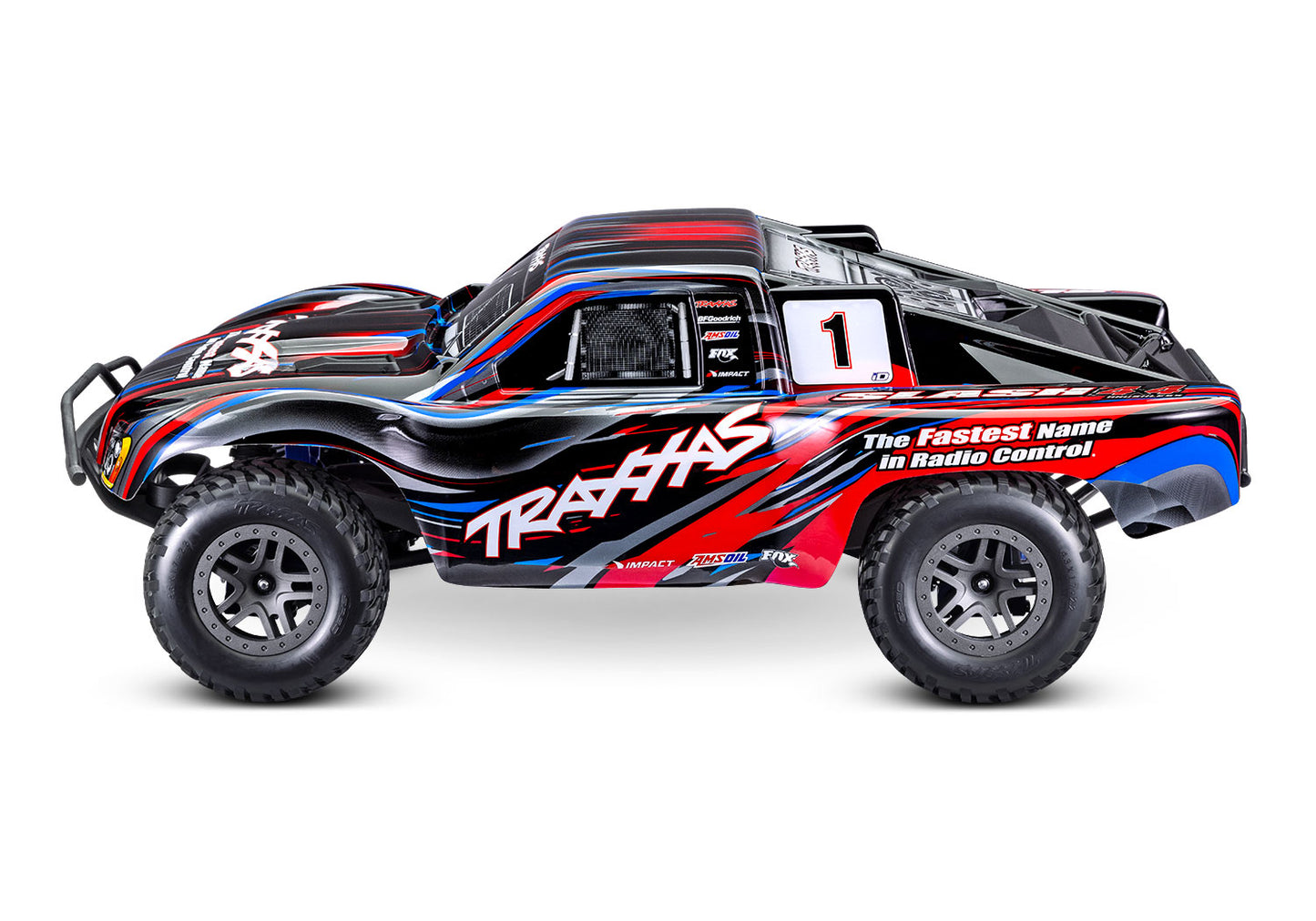 1/10 Slash 4x4, Brushless, SCT, RTR: Red