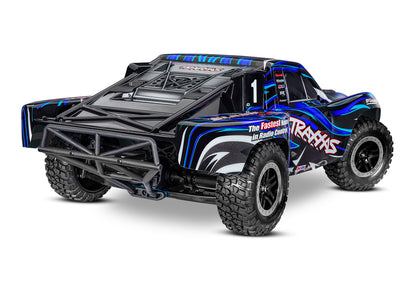 1/10 Slash 4x4 VXL HD, Brushless, SCT, RTR: Blue