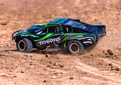 1/10 Slash 4x4 VXL HD, Brushless, SCT, RTR: Green