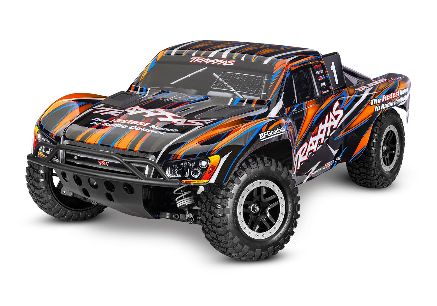 1/10 Slash 4x4 VXL HD, Brushless, SCT, RTR: Orange