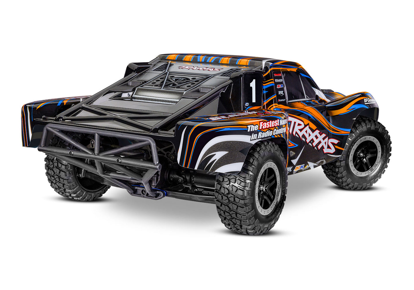 1/10 Slash 4x4 VXL HD, Brushless, SCT, RTR: Orange