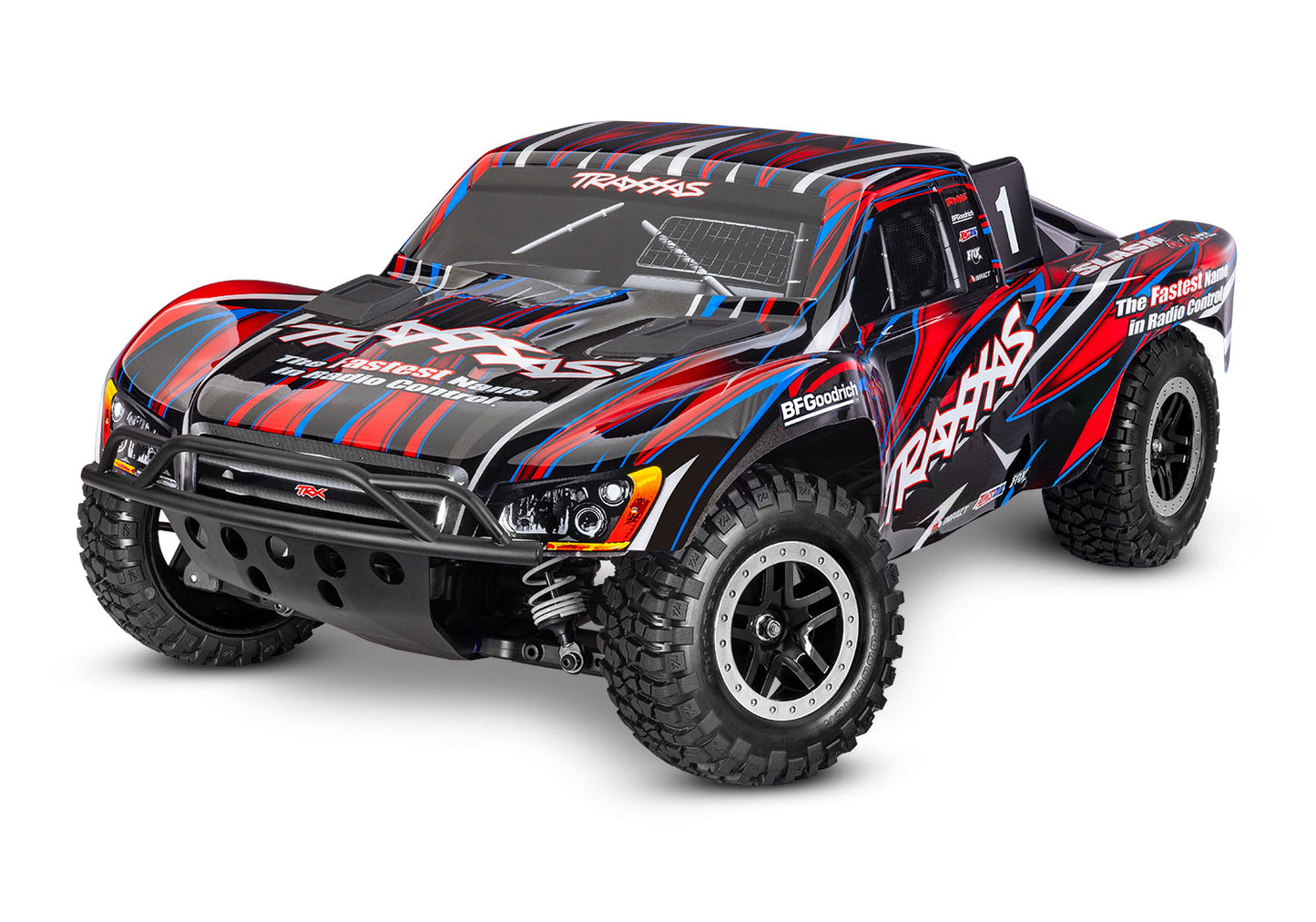 1/10 Slash 4x4 VXL HD, Brushless, SCT, RTR: Red