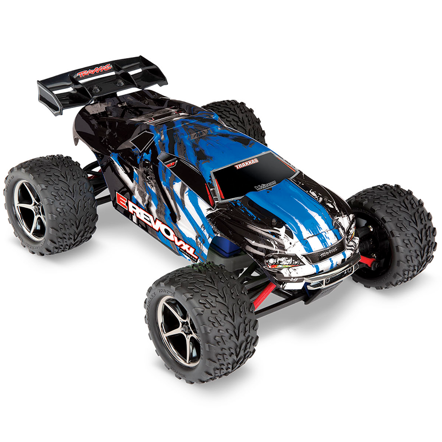 1/16 E-Revo VXL: 4X4 Brushless Monster Truck w/USB-C: Blue