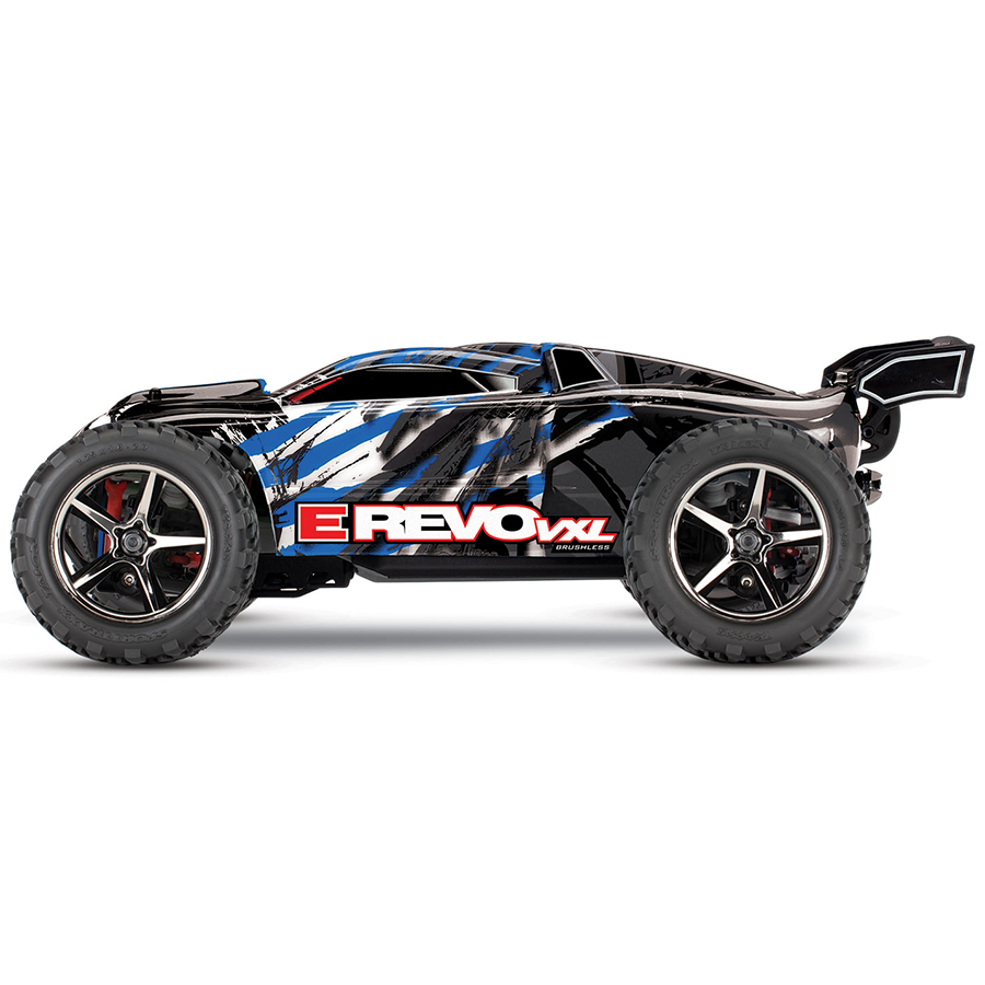 1/16 E-Revo VXL: 4X4 Brushless Monster Truck w/USB-C: Blue