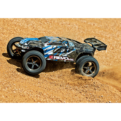 1/16 E-Revo VXL: 4X4 Brushless Monster Truck w/USB-C: Blue