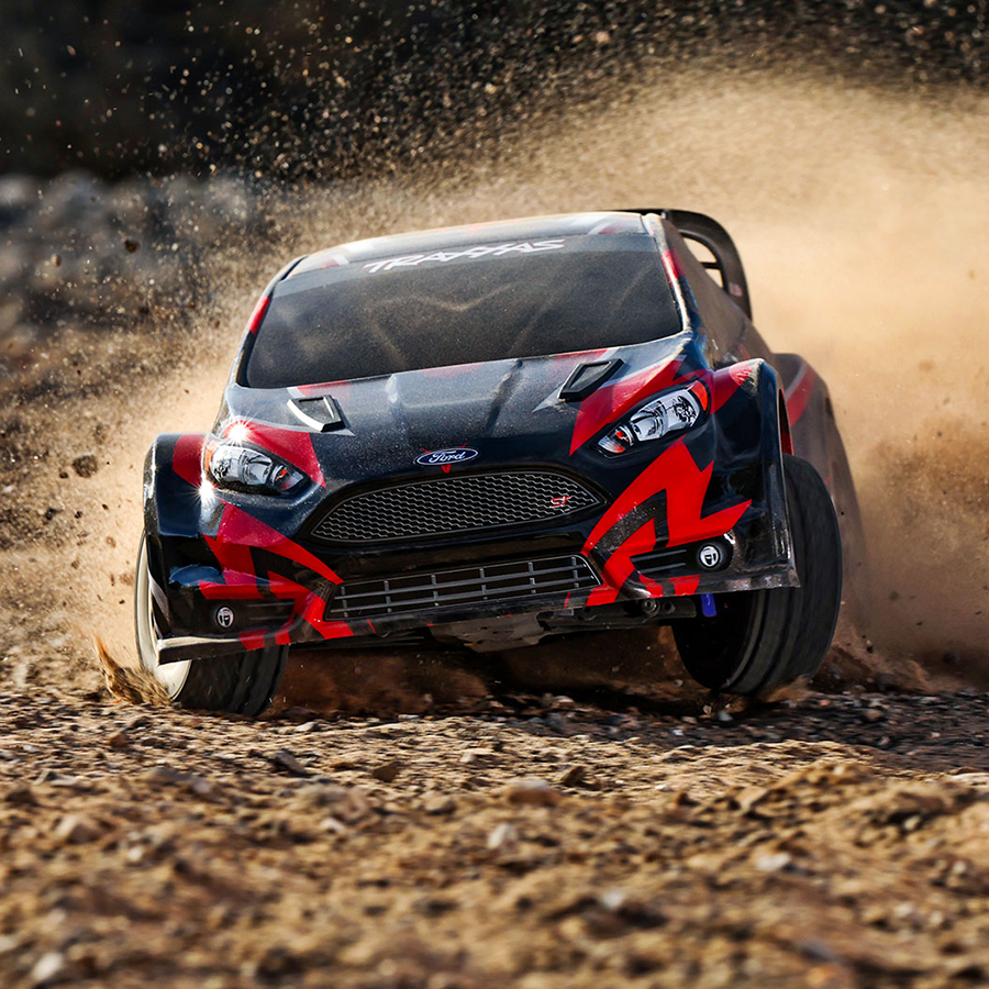 1/10 Fiesta ST Rally 2s Brushless: AWD Rally Car Red