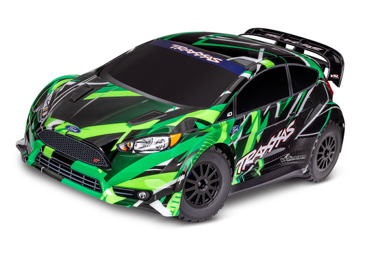 1/10 Fiesta ST Rally 3s VXL Brushless: AWD Rally Car Green