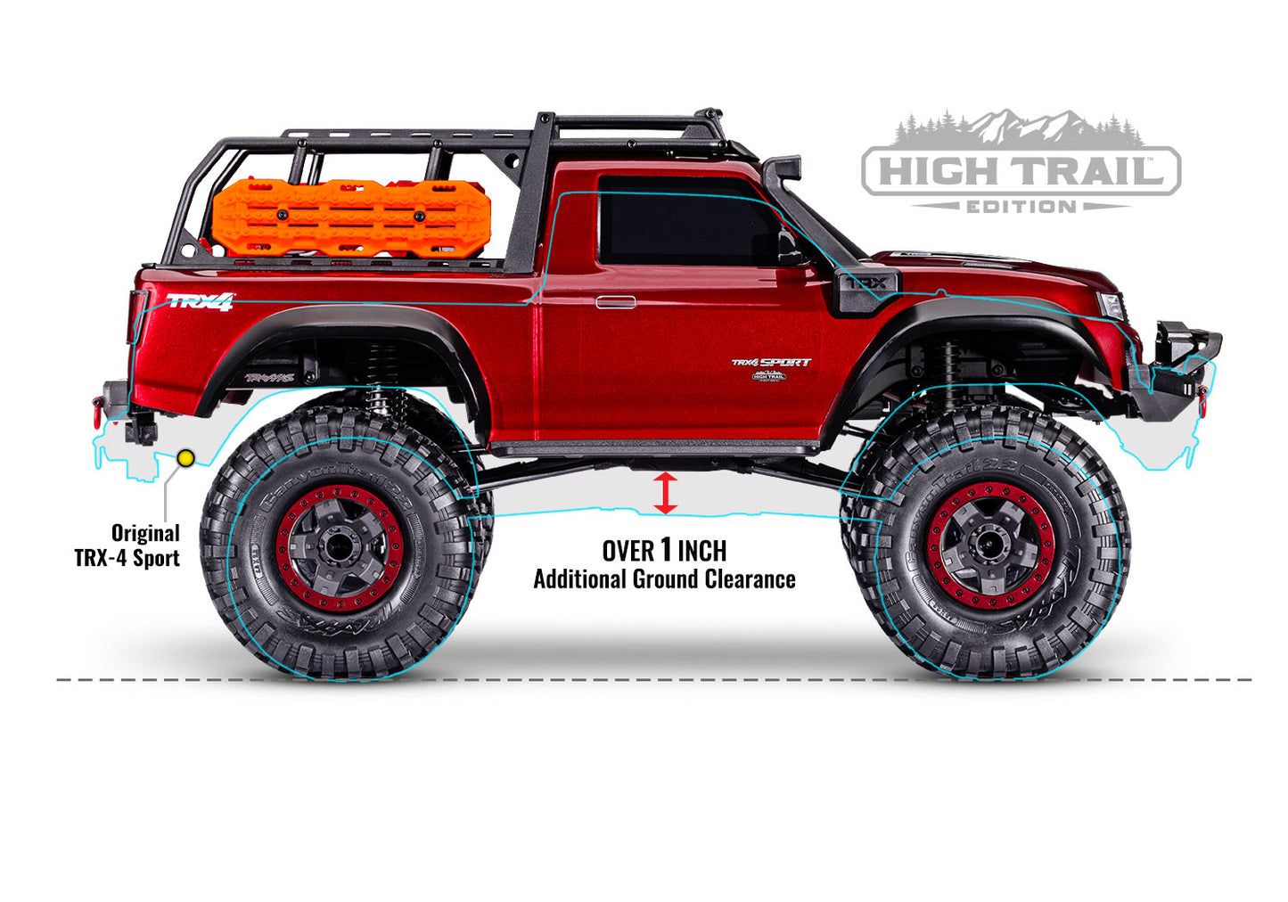 1/10 TRX-4 Sport High Trail; Metallic Blue