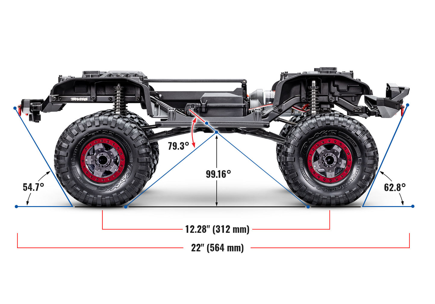 1/10 TRX-4 Sport High Trail; Metallic Blue