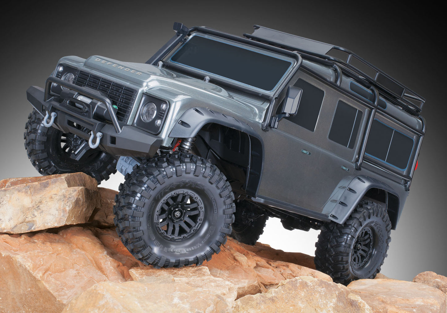 1/10 TRX-4 Defender, 4WD, RTD (Requires battery & charger): Black