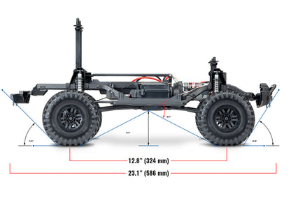 1/10 TRX-4 Defender, 4WD, RTD (Requires battery & charger): Black