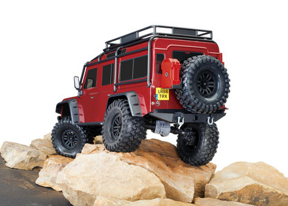 1/10 TRX-4 Land Rover Defender, 4WD, RTD (Requires battery & charger): Red