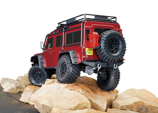 1/10 TRX-4 Land Rover Defender, 4WD, RTD (Requires battery & charger): Red